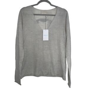 Zadig & Voltaire Nosfa Wool Sweater - Rock Rhinestone Back & rolled hem - size M